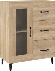 vidaXL Ντουλάπι Sonoma Δρυς 69,5 x 34 x 90 εκ. από Επεξεργασμένο Ξύλο