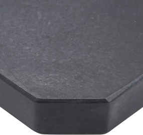 vidaXL Πλάκα Βάσης Ομπρέλας Τετράγωνη Μαύρη 25 κ. από Γρανίτη