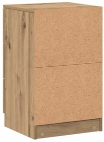 vidaXL Κομοδίνο Αρτισιανή Δρυς 40x36x65 εκ. από Επεξεργασμένο Ξύλο