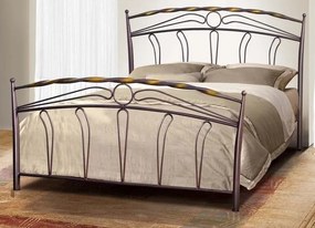 Νο54  Διπλό Μεταλλικό Κρεβάτι 150x200 K11-54-114
