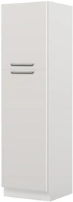 Επιδαπέδιο ντουλάπι ψηλό Modena K21-60-2KF-Λευκό - Γκρι ανοιχτό
