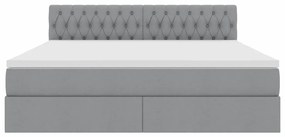 vidaXL Κρεβάτι με αποθηκευτικό χώρο και στρώμα με στρώμα 160 x 200 cm