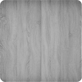 vidaXL Τραπεζάκι σαλονιού Γκρι Sonoma 100 x 100 x 45 cm