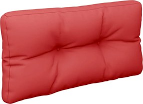vidaXL Μαξιλάρια Παλέτας 2 τεμ. Κόκκινα Υφασμάτινα