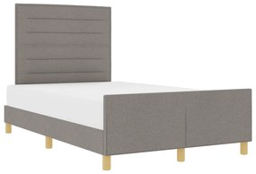 vidaXL Κρεβάτι Ταπέζι 160x200 εκ Φυσικό υφασμά