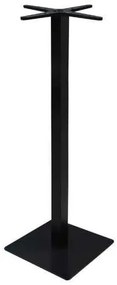 Βάση Prato Bar Steel 45Χ45 H108cm Μαύρο (Σετ 2 ΤΕΜ)