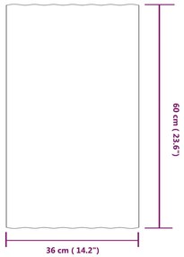 vidaXL Πάνελ Οροφής 36 τεμ. Ασημί 60 x 36 εκ. Γαλβανισμένος χάλυβας