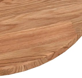 vidaXL Επιφάνεια Τραπεζιού Στρογγυλή Αν. Καφέ Ø30x1,5 εκ. Ξύλο Δρυός
