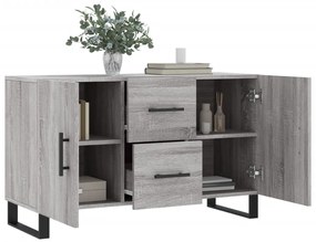 vidaXL Μπουφές Γκρι Sonoma 100 x 36 x 60 εκ. από Επεξεργασμένο Ξύλο