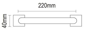 Λαβή Εξώθυρας Vio DP 04.1140 ΝΙΚΕΛ ΜΑΤ - 04.  .1140.59