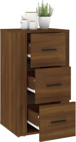 vidaXL Ντουλάπι Καφέ Δρυς 40 x 33 x 70 εκ. από Επεξεργασμένο Ξύλο