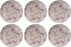 Service Plate Set (6 Pieces) Moil Beige
Black