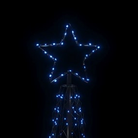vidaXL Χριστουγεννιάτικο Δέντρο Κώνος 500 LED Μπλε 100 x 300 εκ.