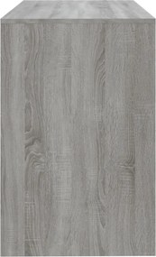 vidaXL Γραφείο Γκρι Sonoma 100x50x76,5 εκ. από Επεξεργασμένο Ξύλο