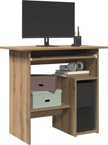 vidaXL Γραφείο Αρτισιανή Δρυς 80x45x74 εκ. από Επεξεργασμένο Ξύλο