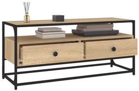 vidaXL Έπιπλο Τηλεόρασης Sonoma Δρυς 100x35x45 εκ. Επεξ. Ξύλο