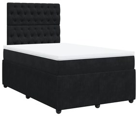 ΚΡΕΒΑΤΙ BOXSPRING ΜΕ ΣΤΡΩΜΑ ΜΑΥΡΟ 120X190 ΕΚ. ΒΕΛΟΥΔΙΝΟ 3294594