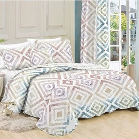 Κουβερλί Σετ 3τμχ Multi 404 Dim Double 220x240cm 100% Βαμβακερό Περκάλι