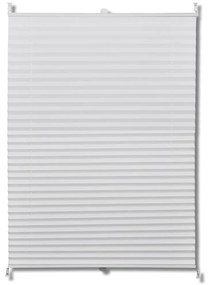 vidaXL Πλισέ στόρι σκίασης 100x100cm Λευκό