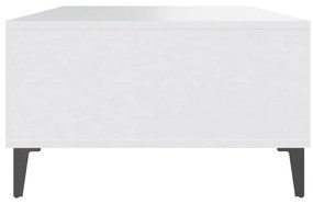Τραπεζάκι Σαλονιού Λευκό 103,5 x 60 x 35 εκ. από Μοριοσανίδα - Λευκό