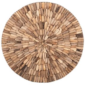 Διακοσμητικό τοίχου Wargrene pakoworld φυσικό drift ξύλο Φ60x6εκ