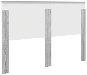 vidaXL Κεφαλάρι με κεφαλάρι Γκρίζο Σονομα 150 cm Επεξεργασμένο ξύλο