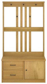 vidaXL Δέντρο χωλ "SANDNES" 87x40x159,5 εκ. Πεύκο μασίφ ξύλο
