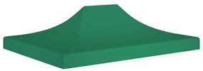 vidaXL Κάλυμμα Τέντας Εκδηλώσεων Πράσινο 4 x 3 μ. 270 γρ/μ²