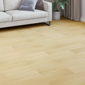 vidaXL Παρκέ δάπεδο 5 pcs Μαλακό Μπεζ 101 x 20 x 0,8 εκ