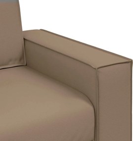 vidaXL Διθέσιος καναπές Καπουτσίνο 180 cm Τεχνητό Δέρμα