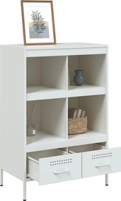 vidaXL Ντουλάπι Λευκό 68x39x101,5 εκ. από Χάλυβα