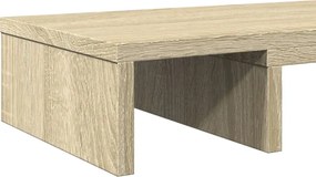 vidaXL Βάση Οθόνης Ρυθμιζ. Sonoma Δρυς 60x24x10,5 εκ. Επεξεργ. Ξύλο