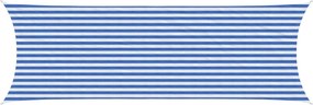 vidaXL Ικανότητα Σκίασης Μπλε και άσπρο 2 x 6 m HDPE