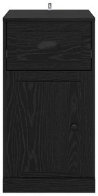 vidaXL Βοηθητικό ντουλάπι Μαύρη Οξυά 40 x 50 x 75 εκ