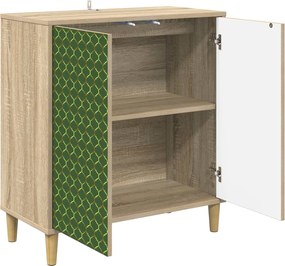 vidaXL Πλαϊνό γραφείο GELEEN Sonoma 69 x 33 x 75 εκ.