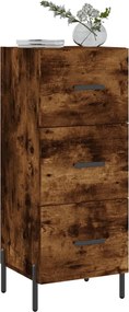 vidaXL Ντουλάπι Καπνιστή Δρυς 34,5 x 34 x 90 εκ. Επεξεργασμένο Ξύλο