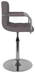 vidaXL Σκαμπό Μπαρ Taupe Υφασμάτινο