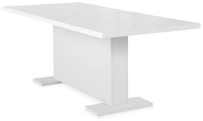 Τραπέζι Scandinavian Choice 524, Άσπρο, 75x90x180cm, Επιμήκυνση, Ινοσανίδες μέσης πυκνότητας