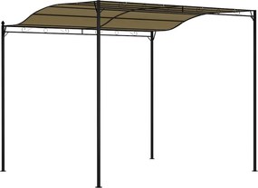 vidaXL Κιόσκι Σκίασης Taupe 3 x 2,4 μ. 180 γρ./μ²