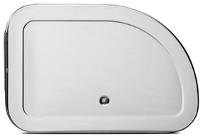 Κουτί ψωμιού Brabantia Roll Top 646890, 16 l, 44,5x26 cm, Ελαφριά και ανθεκτική κατασκευή, Inox/Matte