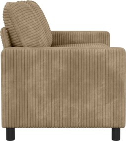 vidaXL Καναπές Taupe 156 x 81 x 87,5 εκ Πολυεστέρας