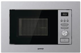 Gorenje BMI201AG1X Εντοιχιζόμενος Φούρνος Μικροκυμάτων 20lt με Grill, INOX -738289 (034023201)