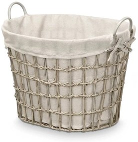 Καλάθι Kipit Γκρι πολυεστέρας Ύφασμα πολυπροπυλένιο Σίδερο Πλαστική ύλη 50 % βαμβάκι (x6)
