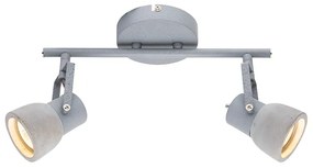 Φωτιστικό Οροφής Aca MC171152 PEPPER Γκρι (Grey)