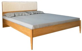 Κρεβάτι Akva  διπλό mdf σε φυσική απόχρωση 150x200εκ 151x201x98 εκ.