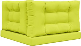 vidaXL Μαξιλάρι Καναπέ Εξωτερικού Χώρου 3 pcs Πράσινο Πολυεστέρας