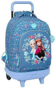 Σχολική Τσάντα με Ρόδες Frozen Μπλε 33 x 45 x 22 cm
