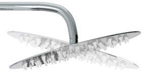 vidaXL Σετ Στήλης Ντους με Τηλέφωνο από Ανοξείδωτο Ατσάλι