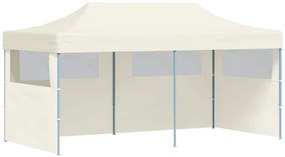 vidaXL Τέντα Εκδηλώσεων Pop-up Πτυσσόμενη Κρεμ 3 x 6 μ.