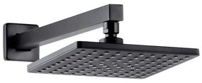 Κεφαλή ντους με βραχίονα DELOS Black G38E KARAG